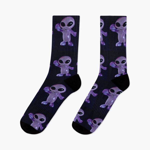 Item preview, Purple Alien with Hamburger by ElitebyElise designed and sold by ElitebyElise.