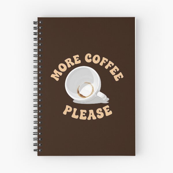 Item preview, More Coffee Please Empty Mug with Coffee Stain designed and sold by nuel-art.