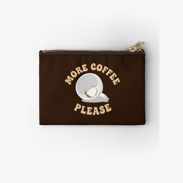 Item preview, More Coffee Please Empty Mug with Coffee Stain designed and sold by nuel-art.