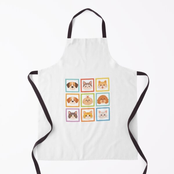 Item preview, Adorable cartoon dog and cat faces in colorful square frames. designed and sold by Boundless PixelForge.