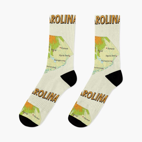 Item preview, South Carolina State Map - Artistic Topographic Style designed and sold by mashmosh.