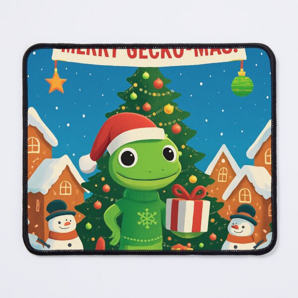Item preview, gecko merry christmas designed and sold by HABEBADESIGN.