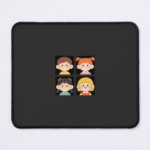 Item preview, Captivating illustrations of four adorable children designed and sold by Boundless PixelForge.
