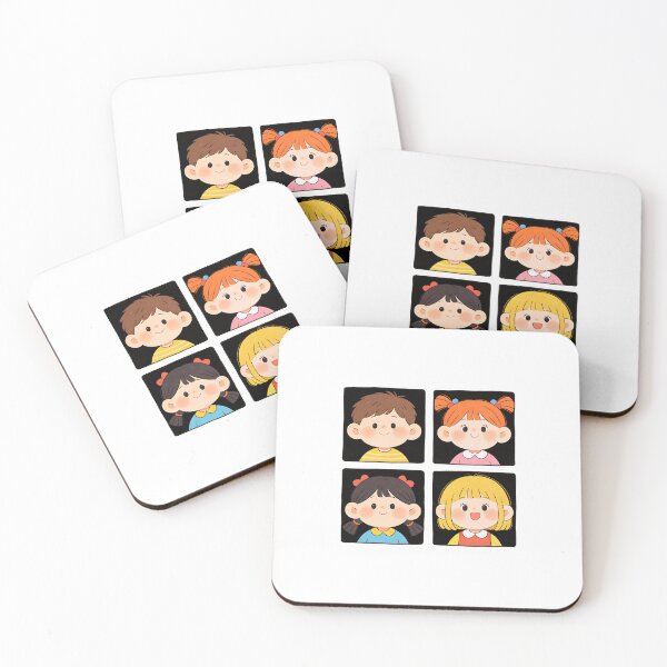 Item preview, Captivating illustrations of four adorable children designed and sold by Boundless PixelForge.