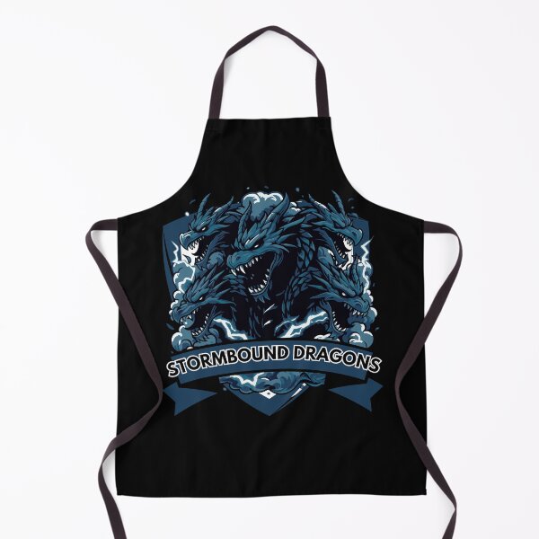 Item preview, Stormbound Dragons – Five-Headed Lightning Dragon Emblem designed and sold by AkithSelling.