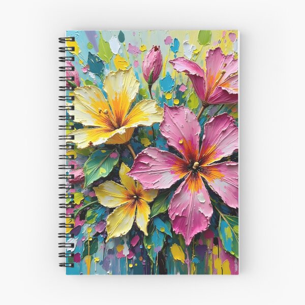 Item preview, Romantic Flower Oil Painting designed and sold by ThePixelAndPine.