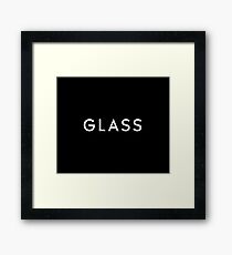 Glass Movie Logo Framed Print