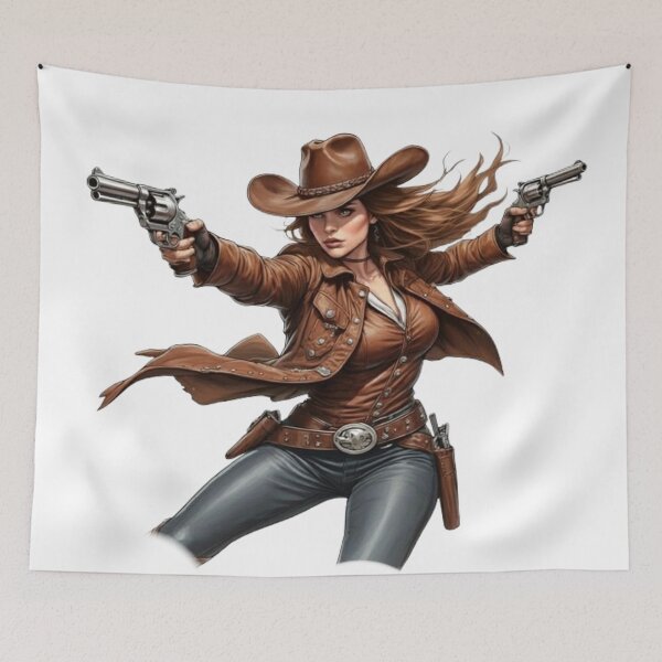 Item preview, The Heroine of the Wild West: Rebel Cowgirl in Action designed and sold by CHRIST5000.