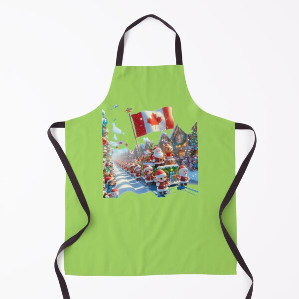 Item preview, Toronto Santa Claus Parade – Cute 3D Christmas Scene with Canada Flag ,  designed and sold by PaintMeWorld.