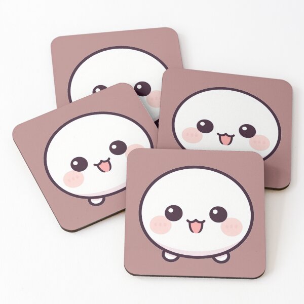 Item preview, Kawaii Blob with Happy Smile – Cute Cartoon Character designed and sold by KingCuppaDigitalArt.