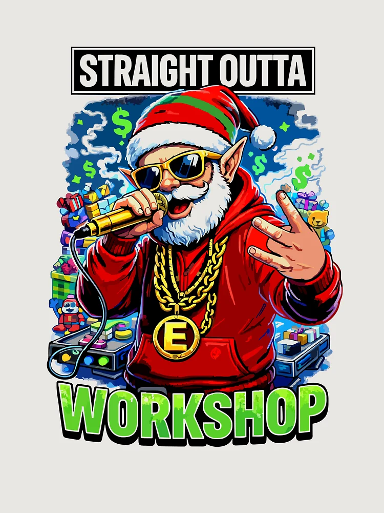 Thumbnail 6 of 6, Premium Oversized Hoodie, The Rapper Elf designed and sold by Remy490.