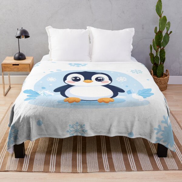 Item preview, Kawaii Penguin – Cute Plush Penguin Illustration designed and sold by Rocamisetas.