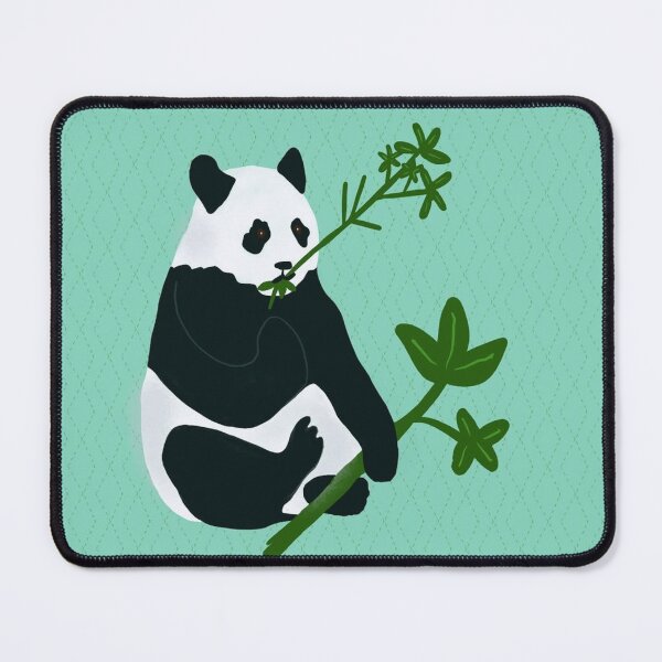 Item preview, Panda with Unesco dHeart-Shaped Bamboo designed and sold by Mirzahorse.