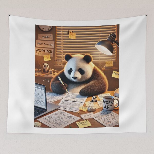 Item preview, Panda in a Jungle designed and sold by Mirzahorse.