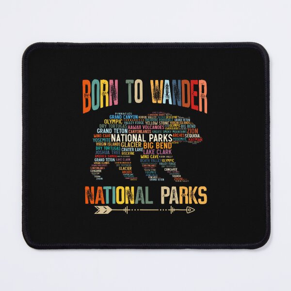 Item preview, National Parks Usa - Bear - Born To Wander National Parks designed and sold by keatnybolho.