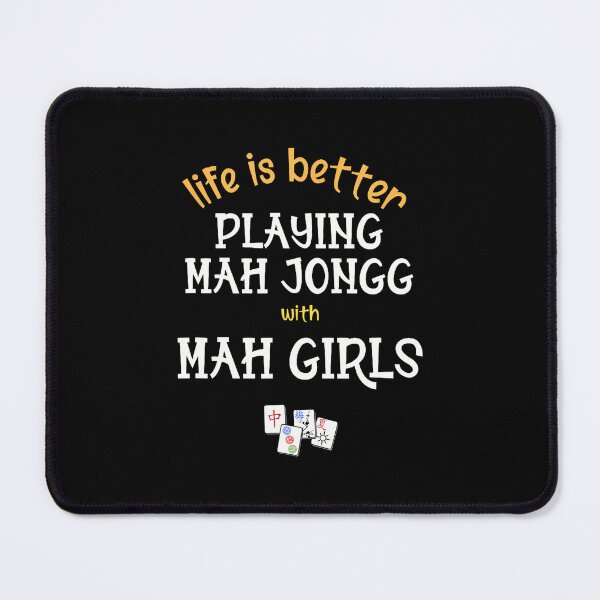 Item preview, Funny Life Is Better Playing Mah Jongg With Mah Girls-Tiles designed and sold by keatnybolho.