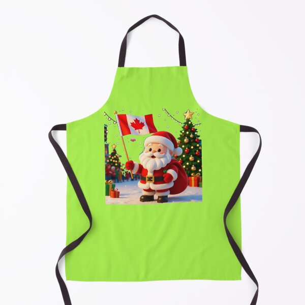 Item preview, Toronto Santa Claus Parade – Cute 3D Christmas Scene with Canada Flag ,  designed and sold by PaintMeWorld.