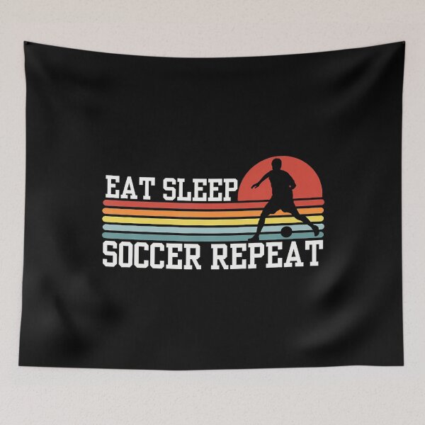 Item preview, Eat Sleep Soccer Repeat designed and sold by keatnybolho.