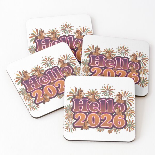 Item preview, Hello 2026 – Unicorn Firework Celebration for the New Year designed and sold by meesub.