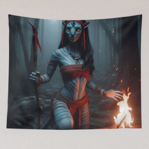 Item preview, Avatar 3: Fire and Ash Fantasy Art" designed and sold by GenZINISH.