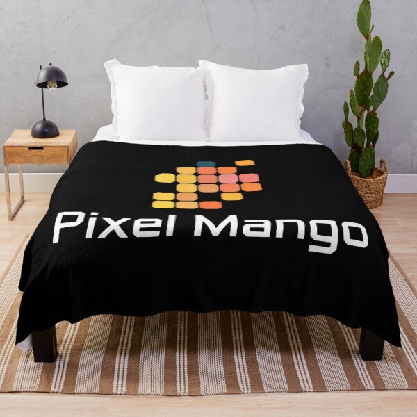 Item preview, Pixel Mango Grid Fruit Logo Design designed and sold by SplashTastic.