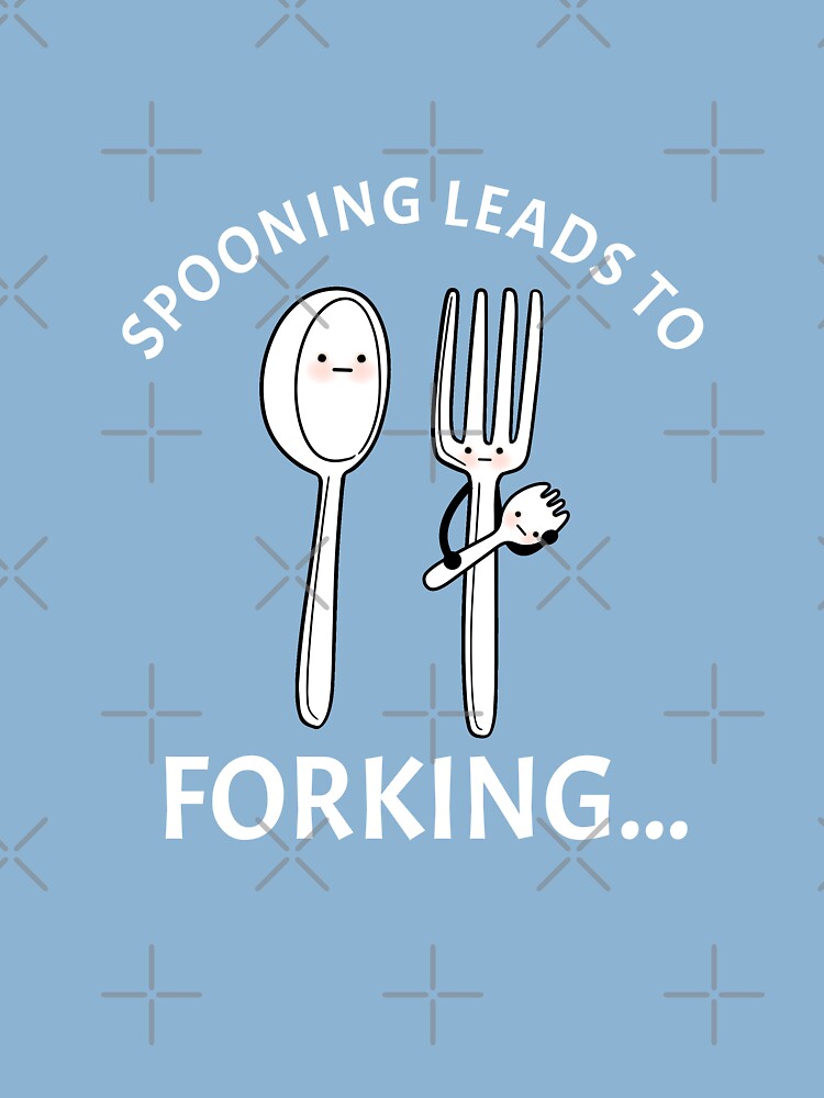 Funny Kitchen Utensil - Spooning Leads to Forking Spoon