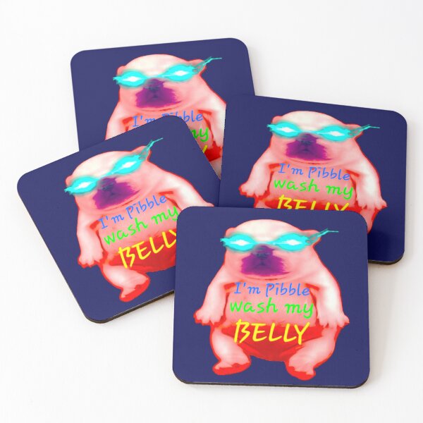 Item preview, I am Pibble Wash My Belly Funny Dog Meme designed and sold by The Art by Rossouw.