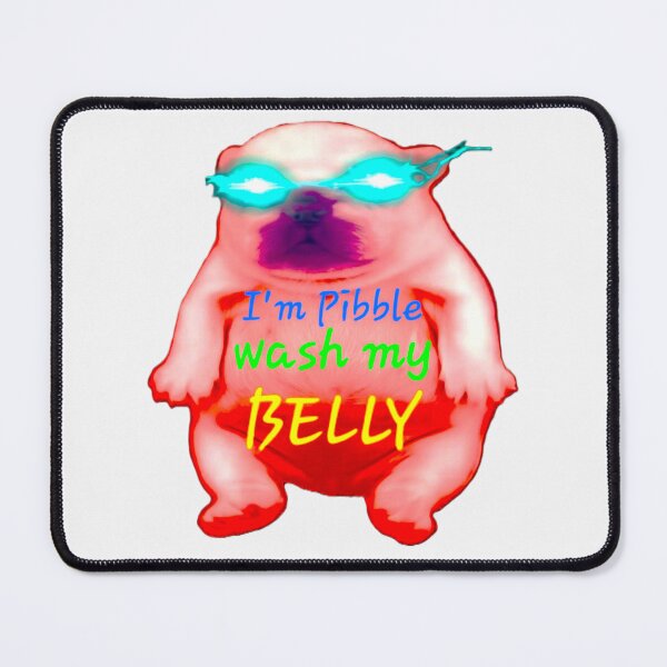 Item preview, I am Pibble Wash My Belly Funny Dog Meme designed and sold by The Art by Rossouw.