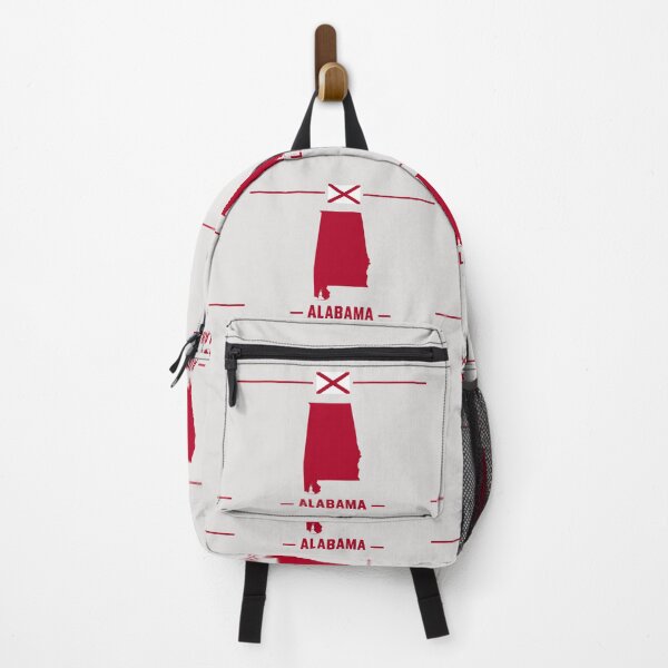 Item preview, Alabama State Pride - Minimalist Crimson Map & Flag Design designed and sold by mashmosh.