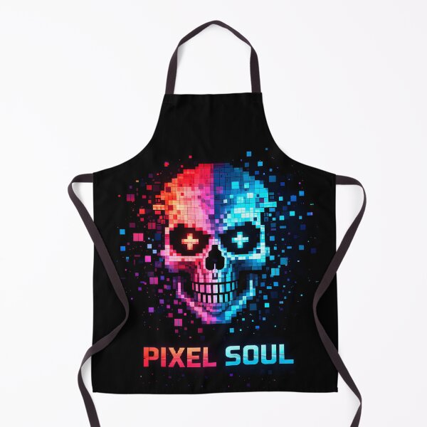 Item preview, Pixel Soul – Retro Gamer Skull Pixel Art Design designed and sold by SoulenCify.