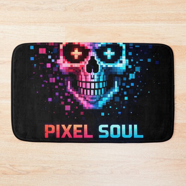 Item preview, Pixel Soul – Retro Gamer Skull Pixel Art Design designed and sold by SoulenCify.