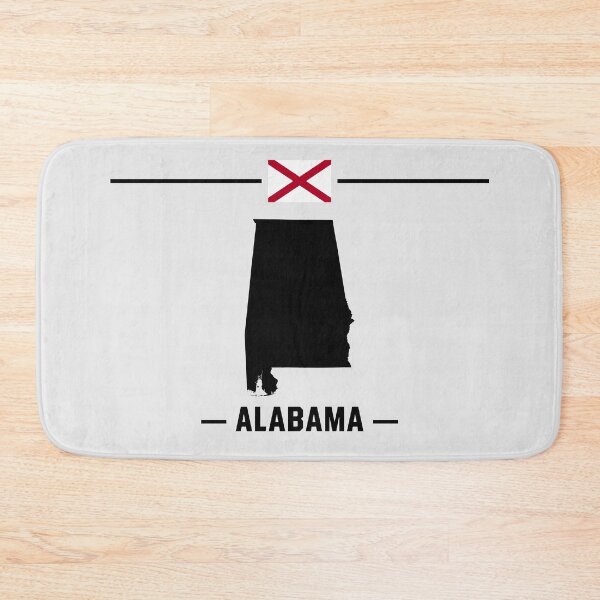 Item preview, Alabama State Pride - Minimalist Silhouette & Flag designed and sold by mashmosh.