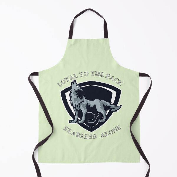 Item preview, Loyal to the Pack – Fearless Alone Wolf Shield Design designed and sold by MUKUND FASHION DESIGN.