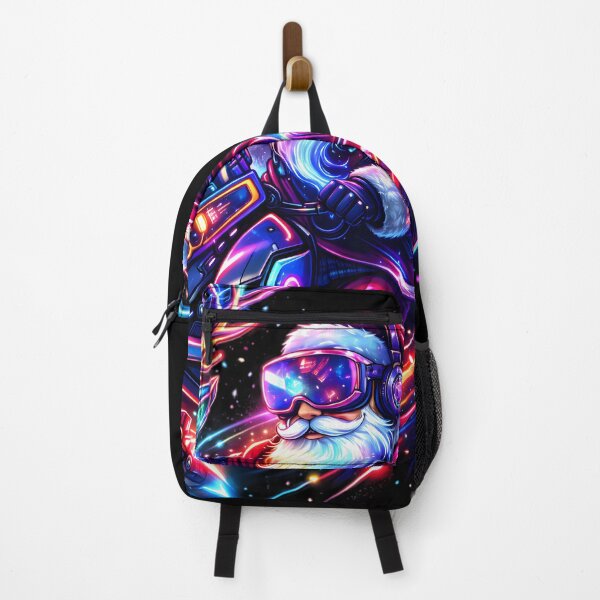 Item preview, Cyber Reindeer RGB Rider | Futuristic Santa Neon Christmas Art designed and sold by SoulenCify.