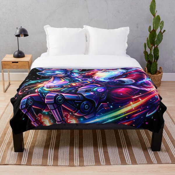Item preview, Cyber Reindeer RGB Rider | Futuristic Santa Neon Christmas Art designed and sold by SoulenCify.