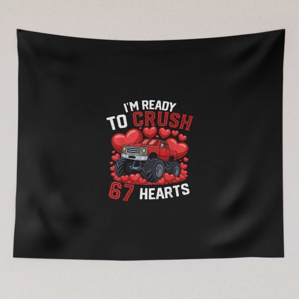 Item preview, I Crush 67 Hearts For Boys Kids Boyfriend Toddlers Valentine designed and sold by Intomindfood.