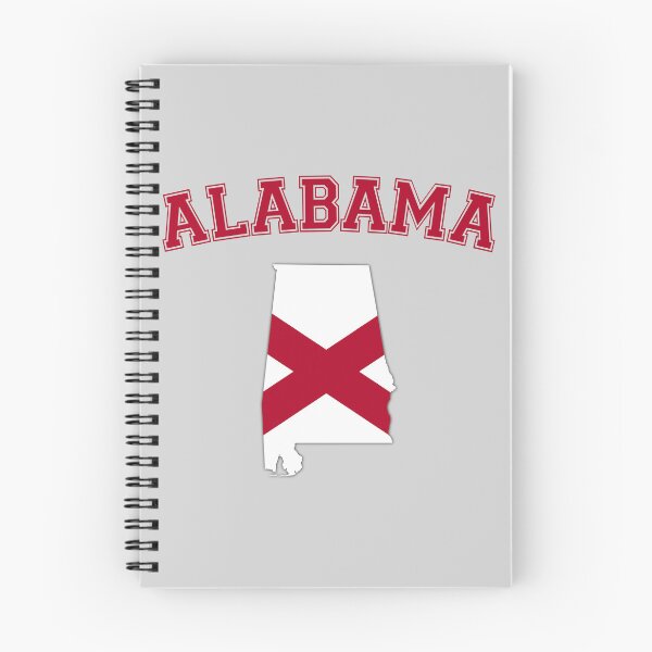 Item preview, Alabama State Flag Outline - Retro Varsity Style Crimson Pride designed and sold by mashmosh.