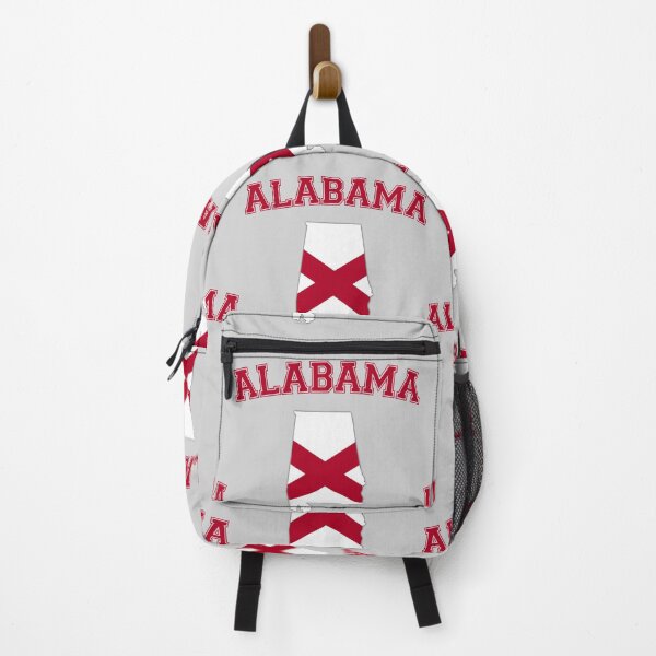 Item preview, Alabama State Flag Outline - Retro Varsity Style Crimson Pride designed and sold by mashmosh.