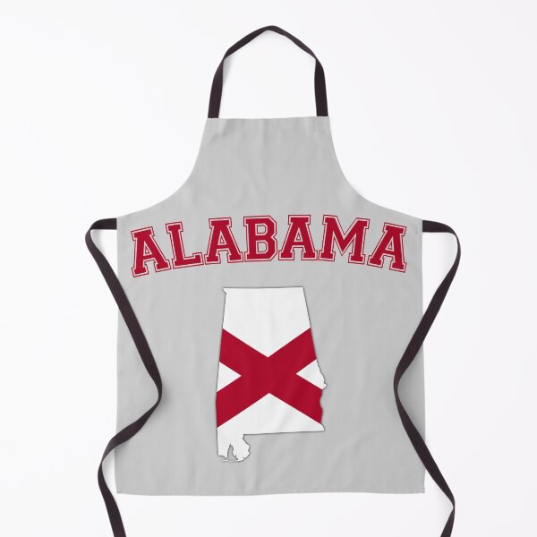 Item preview, Alabama State Flag Outline - Retro Varsity Style Crimson Pride designed and sold by mashmosh.