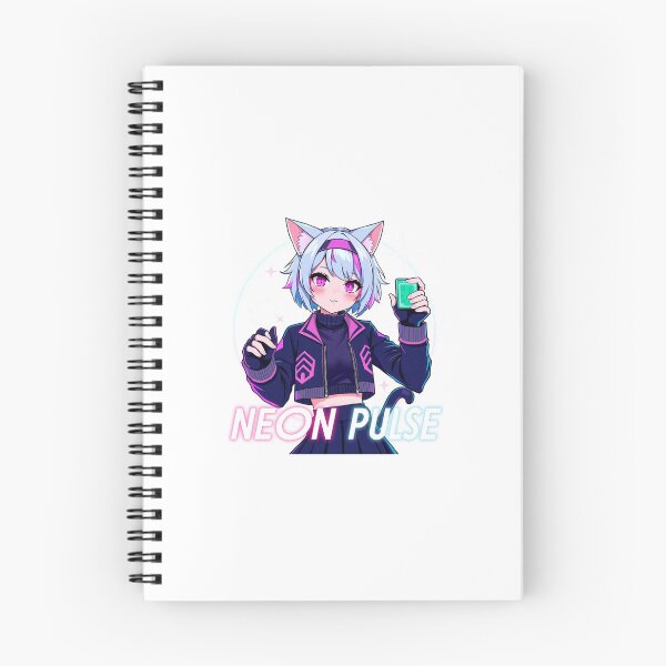Item preview, Neon Pulse Anime Cat Girl Aesthetic designed and sold by AlignStudio.