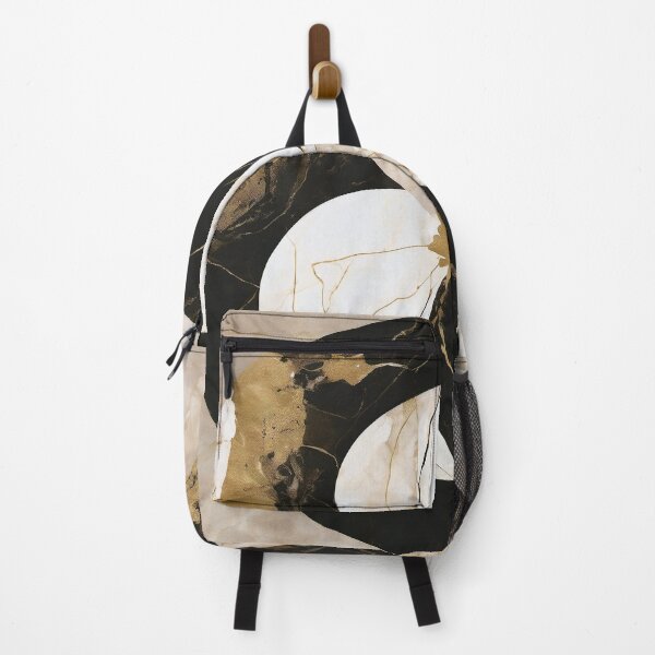 Item preview, Black and Ivory Marble Rosette Medallion designed and sold by Solara Meridian Studio.
