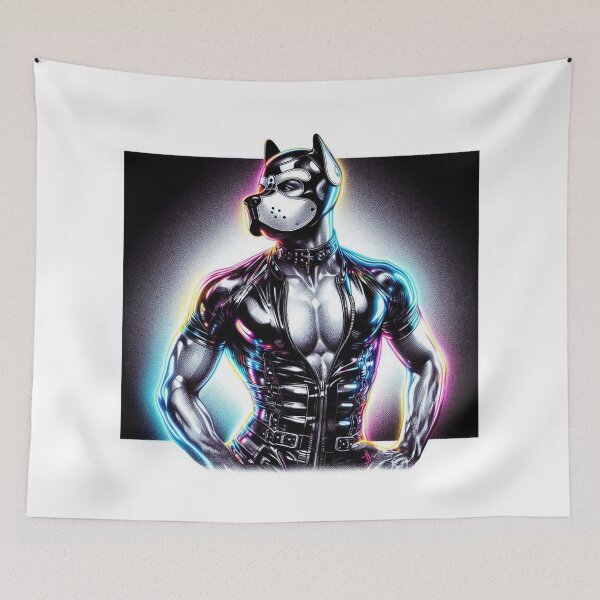 Item preview, Pup Play - CyberPup Berlin Bad Boy Gay Leather Bar Pride Graphic Design designed and sold by ItsAKinkThing.