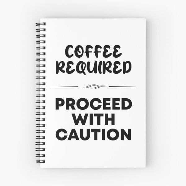 Item preview, Funny saying: Coffee Required... Proceed with caution designed and sold by CHASAcreative.