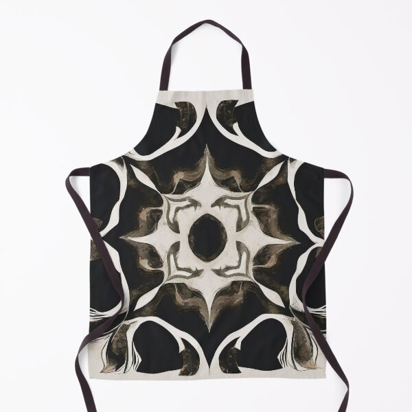 Item preview, Black Marble Floral Rosette Geometry designed and sold by Solara Meridian Studio.