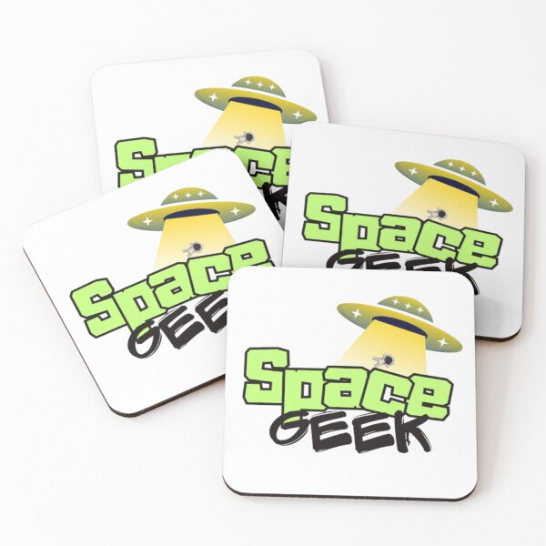 Item preview, Space Geek 3 (white BG) designed and sold by Lucky Arts With Love.