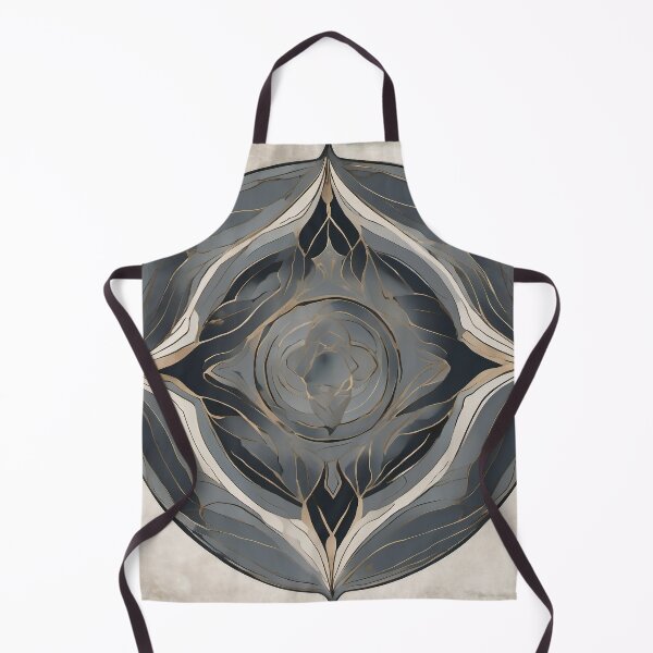 Item preview, Smoky Marble Rosette with Gold Veins designed and sold by Solara Meridian Studio.