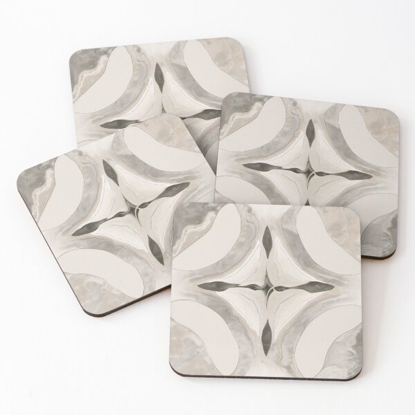 Item preview, Soft Marble Crossform Rosette Geometry designed and sold by Solara Meridian Studio.