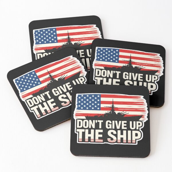 Item preview, Don’t Give Up The Ship – Patriotic Naval History Sticker & Tee designed and sold by haitrieuic96.