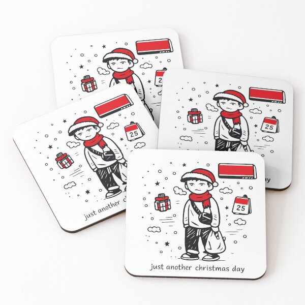 Item preview, Just Another Christmas Day Japanese Doodle Winter Illustration designed and sold by Drawian Studio.