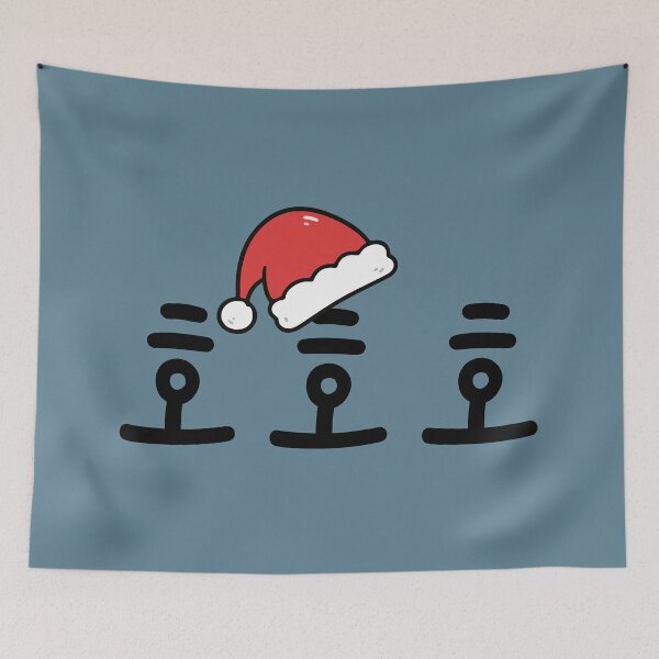 Item preview, Ho Ho Ho Korean Christmas Santa Hat  designed and sold by WanderlustCoCo.